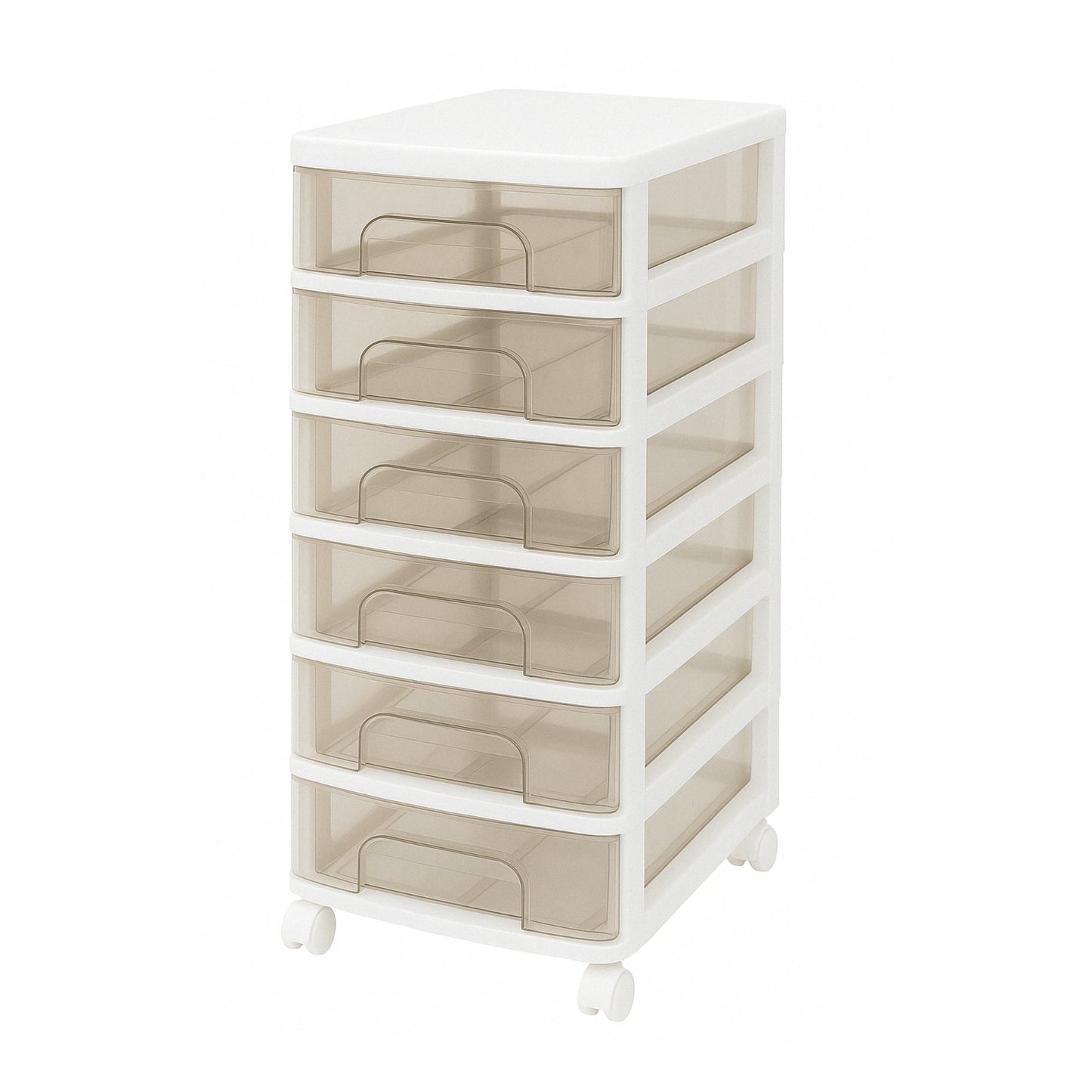 7 - Tier White Mobile Desk Organizer – Compact Drawer Unit – Desk Organiser in South Africa from Aegis Homewares