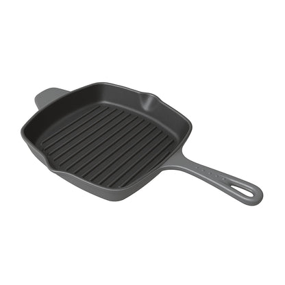 26CM Cast Iron Grill Pan – Red or Grey – Grill Pans in South Africa from Aegis Homewares