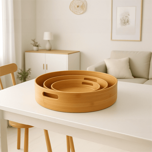 3 - Piece Bamboo Serving and Organizing Tray Set – Serving Tray in South Africa from Aegis Homewares