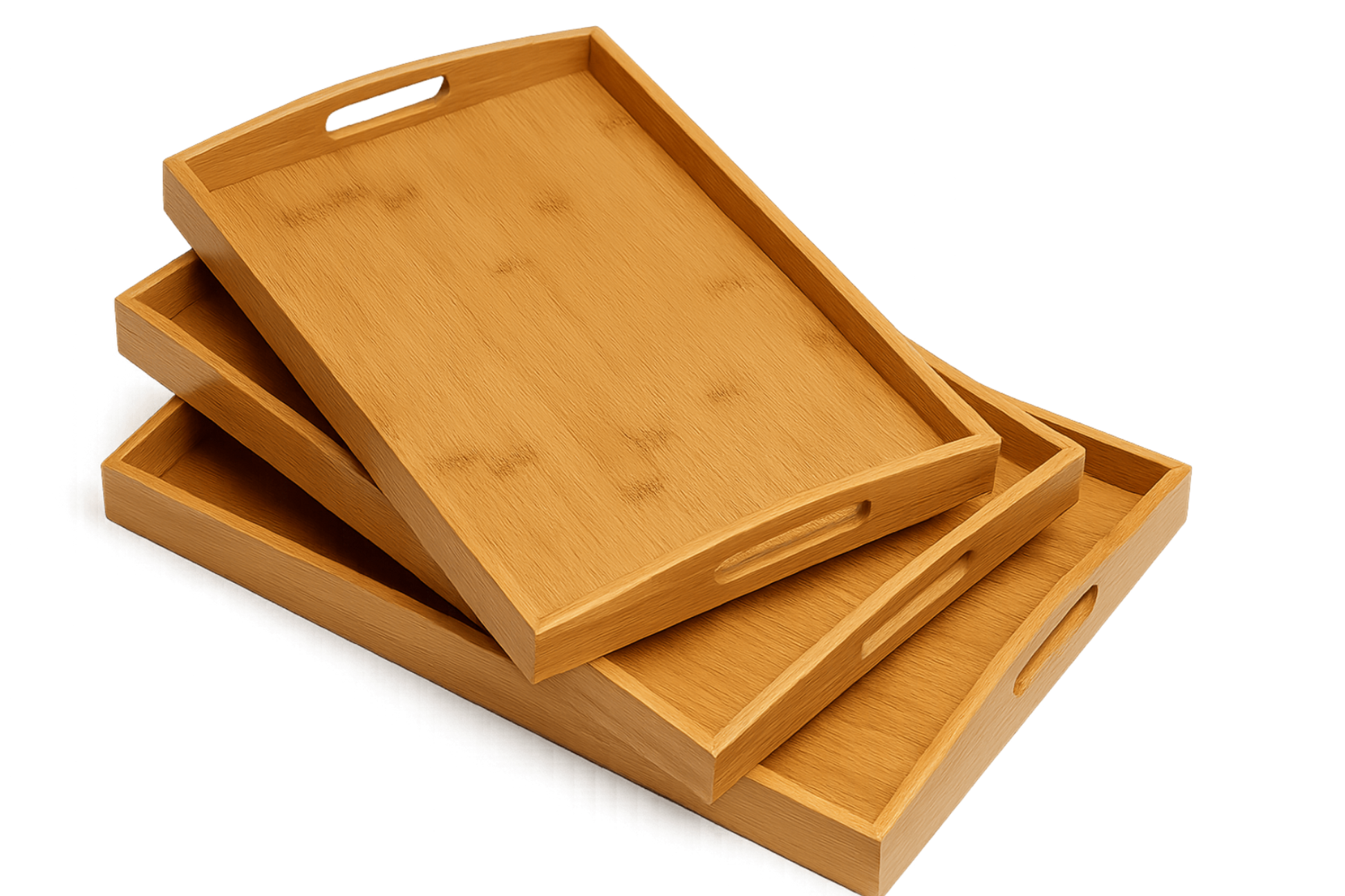 3 - Piece Bamboo Serving Tray Set – Serving Tray in South Africa from Aegis Homewares