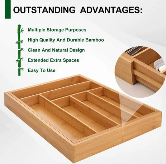 Adjustable Bamboo Tray – Serving Tray in South Africa from Aegis Homewares