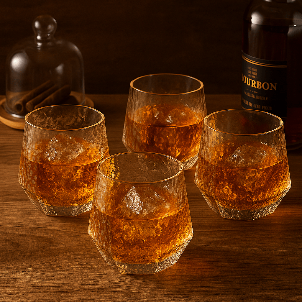 Brilliance Diamond Drinking Glass (Set of 4) – Drinking Glass Set in South Africa from Aegis Homewares
