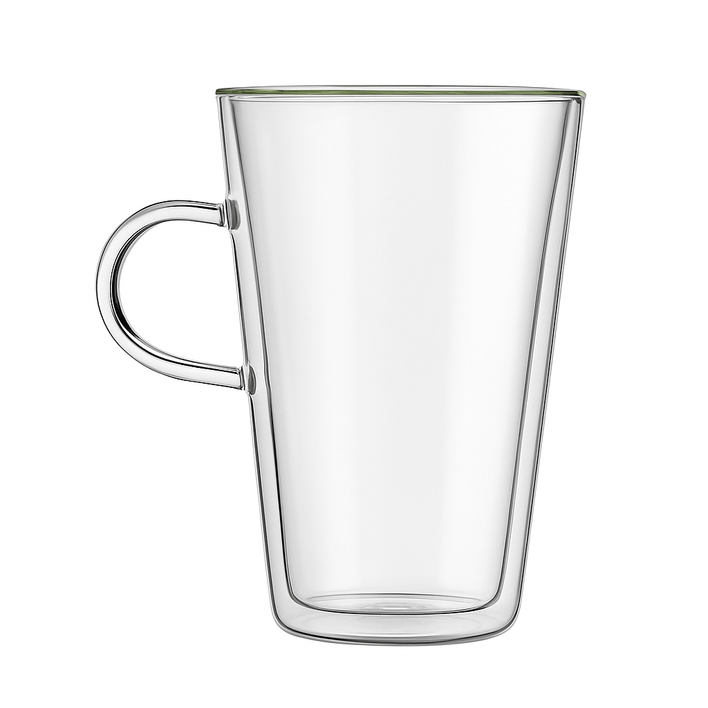 Double Walled Glass Mug – 300ml – No More Burnt Fingers or Cold Coffee – Double Walled Glass in South Africa from Aegis Homewares