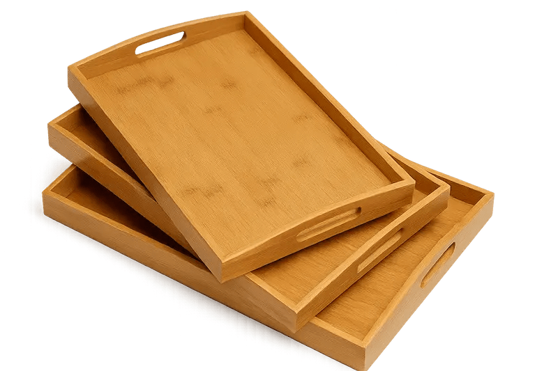 Kitchen Apron & Bamboo Tray Gift Set – 2 - Piece Host Bundle – Kitchen Bundle in South Africa from Aegis Homewares