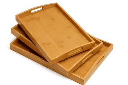 Kitchen Apron & Bamboo Tray Gift Set – 2 - Piece Host Bundle – Kitchen Bundle in South Africa from Aegis Homewares