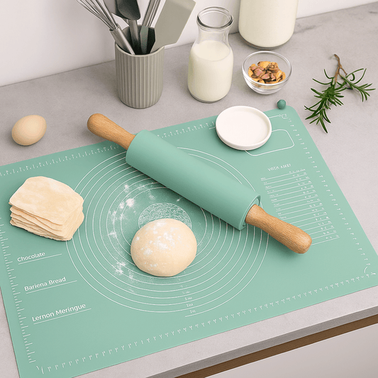 Non - Stick Silicone Pastry Mat – Reusable, With Measurement Guides for Dough & Baking – Pastry Mat in South Africa from Aegis Homewares